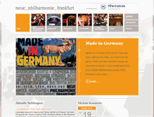 Tablet Screenshot of neuephilharmoniefrankfurt.de